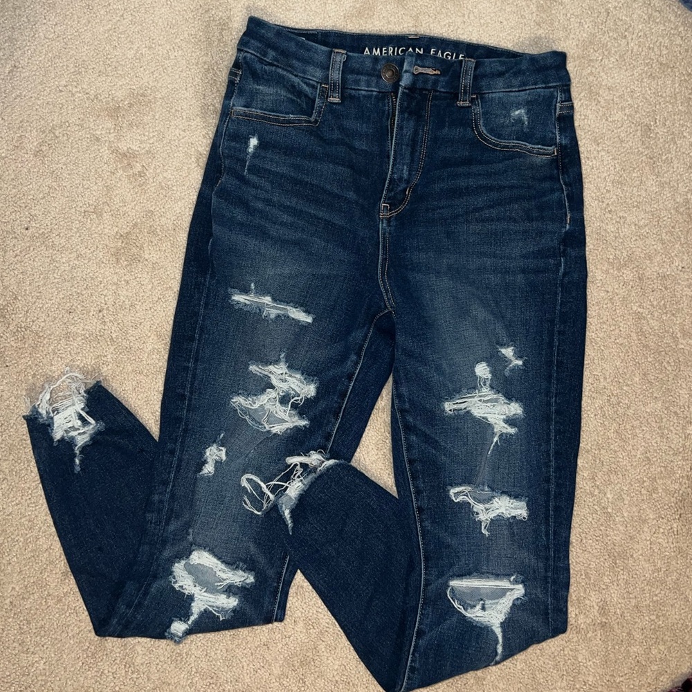 American Eagle ripped jeans